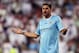 AL AIN, UNITED ARAB EMIRATES - MAY 15: Javi Garcia reacts during the friendly match between Al Ain and Manchester City at Hazza bin Zayed Stadium on May 15, 2014 in Al Ain, United Arab Emirates. (Photo by Francois Nel/Getty Images)