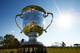 ORANGE, AUSTRALIA - AUGUST 05: The Bledisloe Cup trophy is seen on display during an Australian Wallabies training session at Kinross Wolaroi School on August 5, 2014 in Orange, Australia. (Photo by Matt King/Getty Images)
