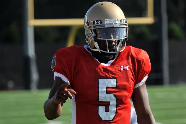 Everett Golson Takes Command of Notre Dame's Offense