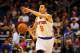 Feb 21, 2014; Orlando, FL, USA; New York Knicks point guard Pablo Prigioni (9) in the first half as the Knicks play the Magic at Amway Center. Mandatory Credit: David Manning-USA TODAY Sports