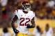 TEMPE, AZ - SEPTEMBER 28: Running back Justin Davis #22 of the USC Trojans during the college football game against the Arizona State Sun Devils at Sun Devil Stadium on September 28, 2013 in Tempe, Arizona. The Sun Devils defeated the Trojans 62-41. (Photo by Christian Petersen/Getty Images)