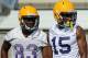 LSU receivers Travin Dural (left) and Malachi Dupre (right)
