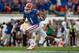 Nov 2, 2013; Jacksonville, FL, USA; Florida Gators wide receiver Quinton Dunbar (1) rushes during the first half of the game against the Georgia Bulldogs at EverBank Field. Mandatory Credit: Rob Foldy-USA TODAY Sports