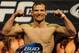 Feb 21, 2014; Las Vegas, NV, USA; UFC flyweight Zach Makovsky participates in the UFC 170 weigh-in at Mandalay Bay Events Center. Mandatory Credit: Stephen R. Sylvanie-USA TODAY Sports