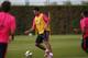 Luis Suarez is back in training but still suspended.
