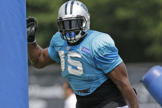 Carolina Panthers DE Charles Johnson Expects to Play vs. Chiefs