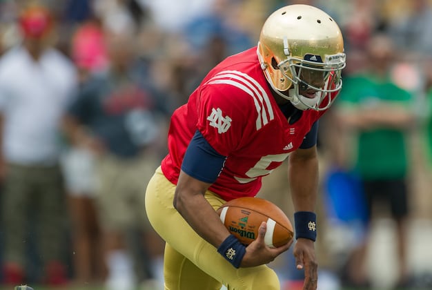 Notre Dame: Everett Golson Gains Confidence on the Move