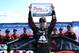 BROOKLYN, MI - AUGUST 15: Jeff Gordon, driver of the #24 Axalta Chevrolet, celebrates with the Coors Light Pole Award after qualifying for the NASCAR Sprint Cup Series Pure Michigan 400 at Michigan International Speedway on August 15, 2014 in Brooklyn, Michigan. (Photo by Robert Reiners/Getty Images)