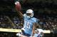 NEW ORLEANS, LA - AUGUST 15: Justin Hunter #15 of the Tennessee Titans celebrates after scoring during a preseason game against the New Orleans Saints at Mercedes-Benz Superdome on August 15, 2014 in New Orleans, Louisiana. (Photo by Stacy Revere/Getty Images)