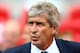 LONDON, ENGLAND - AUGUST 10: Manuel Pellegrini, manager of Manchester City looks on during the FA Community Shield match between Manchester City and Arsenal at Wembley Stadium on August 10, 2014 in London, England. (Photo by Clive Mason/Getty Images)