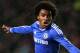 SOUTHAMPTON, ENGLAND - JANUARY 01: Willian of Chelsea celebrates after scoring his team's second goal during the Barclays Premier League match between Southampton and Chelsea at St Mary's Stadium on January 1, 2014 in Southampton, England. (Photo by Warren Little/Getty Images)