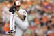 Baltimore Orioles starting pitcher Kevin Gausman throws to the Los Angeles Angels in the first inning of a baseball game, Wednesday, July 30, 2014, in Baltimore. (AP Photo/Patrick Semansky)