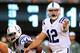 EAST RUTHERFORD, NJ - AUGUST 07: Quarterback Andrew Luck