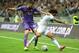 Real Madrid's Marcelo from Brazil, right, with Fiorentina's Nenad Tomovic from Serbia during their friendly soccer match in Warsaw, Poland, Saturday, Aug. 16, 2014. ( AP Photo/Alik Keplicz)