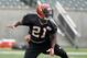 Jun 11, 2014; Cincinnati, OH, USA; Cincinnati Bengals cornerback Darqueze Dennard (21) during minicamp at Paul Brown Stadium. Mandatory Credit: Aaron Doster-USA TODAY Sports