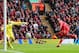 LIVERPOOL, ENGLAND - AUGUST 17: Daniel Sturridge of Liverpool scores his goal during the Barclays Premier League match between Liverpool and Southampton at Anfield on August 17, 2014 in Liverpool, England. (Photo by Alex Livesey/Getty Images)