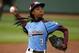 Pennsylvania's Mo'ne Davis delivers in the fifth inning against Tennessee during a baseball game in United States pool play at the Little League World Series tournament in South Williamsport, Pa., Friday, Aug. 15, 2014. Pennsylvania won 4-0 with Davis pitching a complete game two-hit shutout. AP Photo/Gene J. Puskar)