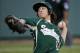 Pearland pitcher Clayton Broeder delivers during the first inning of a baseball game against Philadelphia at the Little League World Series tournament in South Williamsport, Pa., Sunday, Aug. 17, 2014. (AP Photo/Gene J. Puskar)