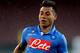 NAPLES, ITALY - AUGUST 02: Eduardo Vargas of SS Napoli in action during the pre-season friendly match between SSC Napoli and PAOK at Stadio San Paolo on August 2, 2014 in Naples, Italy. (Photo by Paolo Bruno/Getty Images)