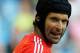 ARNHEM, NETHERLANDS - JULY 30: Goalkeeper, Petr Cech of Chelsea looks on during the pre season friendly match between Vitesse Arnhem and Chelsea at the Gelredome Stadium on July 30, 2014 in Arnhem, Netherlands. (Photo by Dean Mouhtaropoulos/Getty Images)