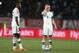 Bayern's Philipp Lahm, right, and team mate David Alaba of Austria wait for a free kick during their semi final soccer match between Guangzhou Evergrande FC and FC Bayern Munich at the Club World Cup soccer tournament in Agadir, Morocco, Tuesday, Dec. 17, 2013. (AP Photo/Matthias Schrader)