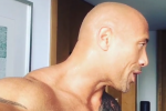 The Rock Talks Dirty...to His Elliptical Machine