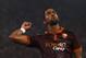 AS Roma's Mehdi Benatia celebrates after scoring during a Serie A soccer match between AS Roma and Bologna at Rome's Olympic stadium, Sunday, Sept. 29, 2013. (AP Photo/Alessandra Tarantino)