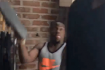 Watch: Kevin Hart Hits Shaq in Head with a Shoe
