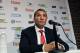 Liverpool F.C. manager Brendan Rodgers listens to a question during a news conference prior to team practice at Fenway Park in Boston, Tuesday, July 22, 2014 in preparation for their friendly soccer match against A.S. Roma scheduled for Wednesday. (AP Photo)