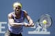 Serena Williams returns to Angelique Kerber, of Germany, during the championship match of the Bank of the West Classic tennis tournament on Sunday, Aug. 3, 2014, in Stanford , Calif. (AP Photo/Marcio Jose Sanchez)