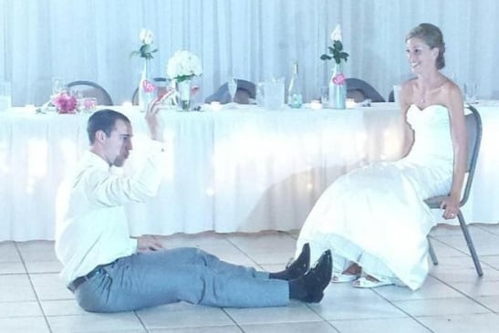 Aaron Craft Gave 110%, Got On The Floor At His Wedding Reception