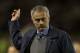 Chelsea's manager Jose Mourinho gestures as he walks from the pitch after his team's 3-1 win at Burnley in their English Premier League soccer match at Turf Moor Stadium, Burnley, England, Monday Aug. 18, 2014. (AP Photo/Jon Super)