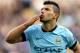 Manchester City's Sergio Aguero celebrates his goal during their English Premier League soccer match against Newcastle United at St James' Park, Newcastle, England, Sunday, Aug. 17, 2014. (AP Photo/Scott Heppell)