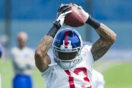 Odell Beckham Back on Sideline for Giants