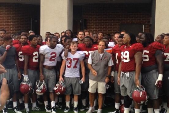 Watch: Saban, Tide Do ALS Ice Bucket Challenge