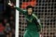 Chelsea's Petr Cech during the English Premier League soccer match between Aston Villa and Chelsea at Villa Park, Birmingham, England, Saturday, March 15, 2014. (AP Photo/Rui Vieira)