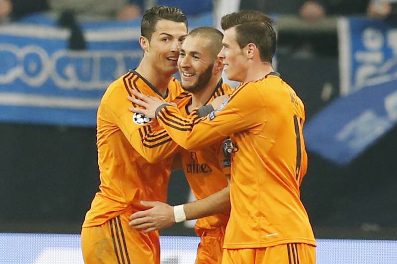 Image result for Bale, Ronaldo, Benzema.