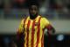 CARTAGENA, SPAIN - DECEMBER 06: Alex Song of Barcelona reacts during the Copa del Rey, Round of 32 match between FC Cartagena and FC Barcelona at Estadio Cartagonova on December 06, 2013 in Cartagena, Spain. (Photo by Manuel Queimadelos Alonso/Getty Images)