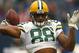 Green Bay Packers tight end Jermichael Finley (88) warms up before an NFL football game against the Chicago Bears in Chicago, Sunday, Dec. 16, 2012. (AP Photo/Charles Rex Arbogast)