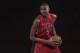 TARRYTOWN, NY - AUGUST 03: Bruno Caboclo #5 of the Toronto Raptors poses for a portrait during the 2014 NBA rookie photo shoot at MSG Training Center on August 3, 2014 in Tarrytown, New York. NOTE TO USER: User expressly acknowledges and agrees that, by downloading and or using this photograph, User is consenting to the terms and conditions of the Getty Images License Agreement. (Photo by Nick Laham/Getty Images)
