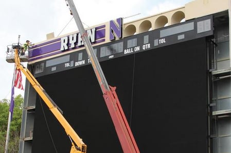 Northwestern Installing New Video Boards at Ryan Field and Welsh-Ryan Arena