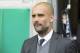 Munich's coach Pep Guardiola watches his team during the German soccer cup first round match between SC Preussen Muenster and FC Bayern Munich in Muenster, Germany, Sunday, Aug. 17, 2014. (AP Photo/Joerg Sarbach)