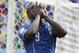 Italy's Mario Balotelli reacts after missing a chance during the group D World Cup soccer match between Italy and Costa Rica at the Arena Pernambuco in Recife, Brazil, Friday, June 20, 2014. (AP Photo/Frank Augstein)