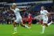 CARDIFF, WALES - AUGUST 21: England forward Lianne Sanderson (l) celebrates after scoring the fourth England goal during the FIFA 2015 Women's World Cup Group 6 Qualifier between Wales and England at Cardiff City Stadium on August 21, 2014 in Cardiff, Wales. (Photo by Stu Forster/Getty Images)