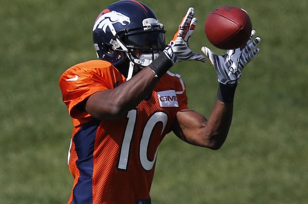 Emmanuel Sanders Returns to Practice as Broncos, Texans Finish Feisty Week