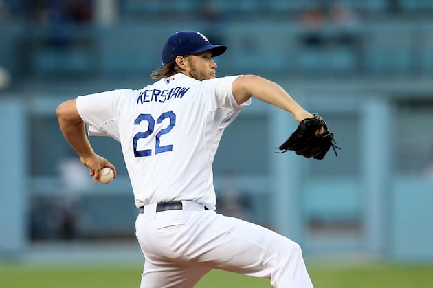 Dodgers Beat Padres 2-1 Behind Kershaw's 10 Ks
