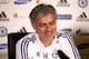 COBHAM, ENGLAND - MAY 02: Chelsea Manager Jose Mourinho talks to the press at the Chelsea Training Ground on May 2, 2014 in Cobham, England. (Photo by Jordan Mansfield/Getty Images)