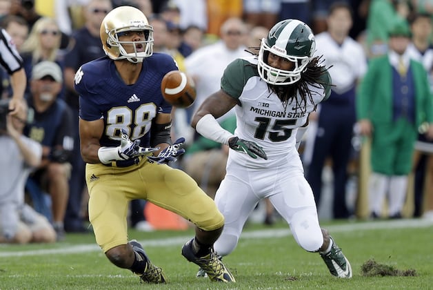 Notre Dame WR Corey Robinson Taking Page out of Samardzija's Book