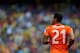 FORTALEZA, BRAZIL - JUNE 29: Memphis Depay of the Netherlands looks on during the 2014 FIFA World Cup Brazil Round of 16 match between Netherlands and Mexico at Castelao on June 29, 2014 in Fortaleza, Brazil. (Photo by Dean Mouhtaropoulos/Getty Images)