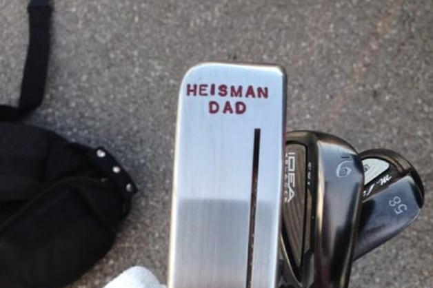 Manziel's Father Has 'Heisman Dad' Engraved Golf Putter